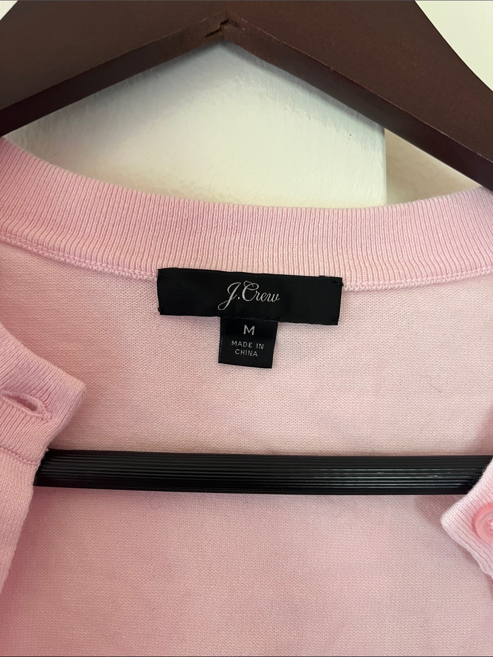 J. Crew Light Pink Button-Front Cardigan - Picture 2 of 4